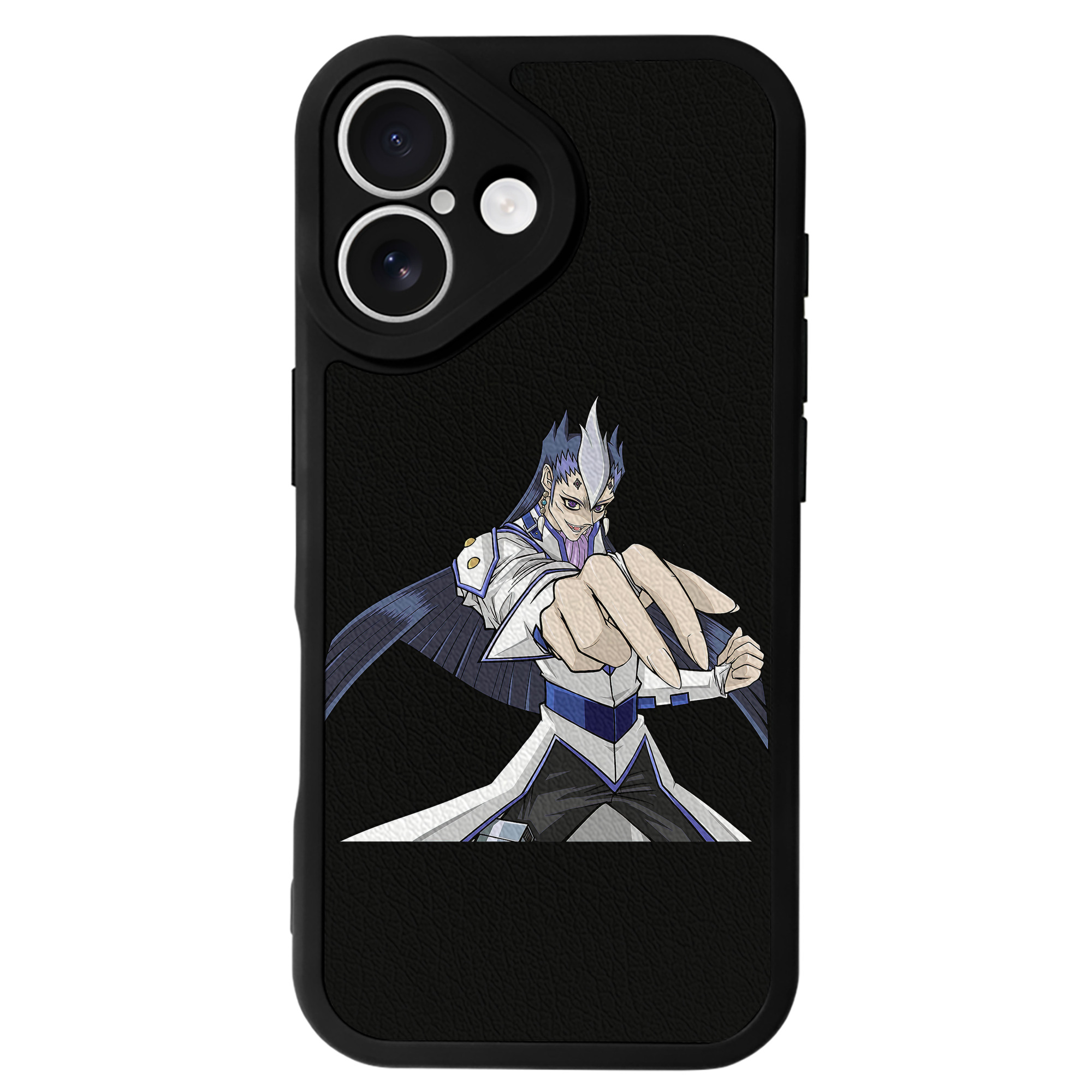 （画像用） 遊☆戯☆王 Yu-Gi-Oh! 【iPhone 16シリーズ対応】シリコンスマホケース（レザー調） 材質：シリコン